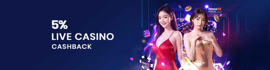 5% Live Casino Cashback