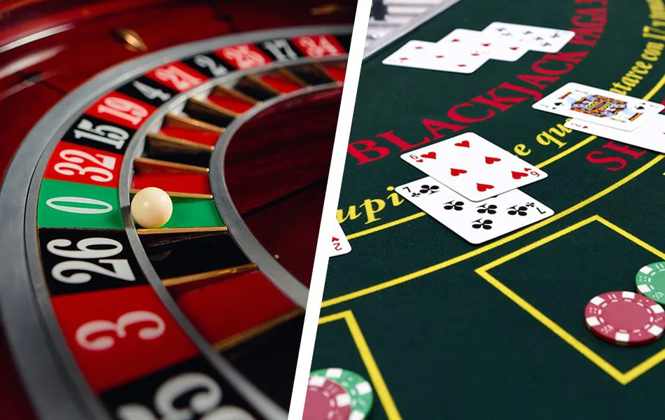 Roulette and Blackjack