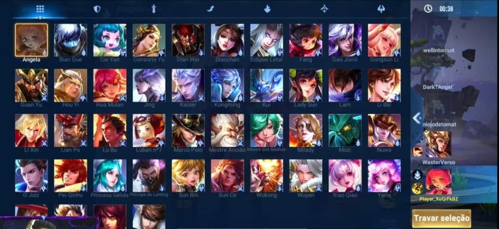 King of Glory 王者荣耀 Hero List