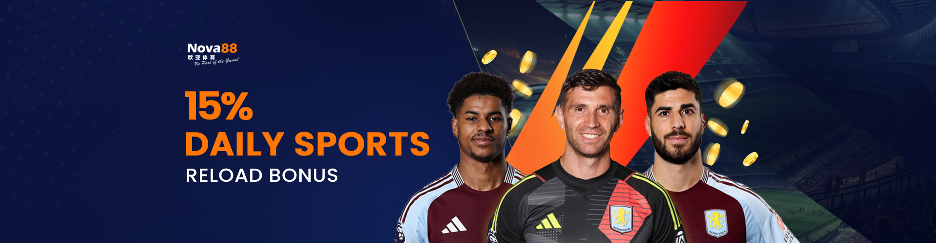 15% Daily Sports Reload Bonus