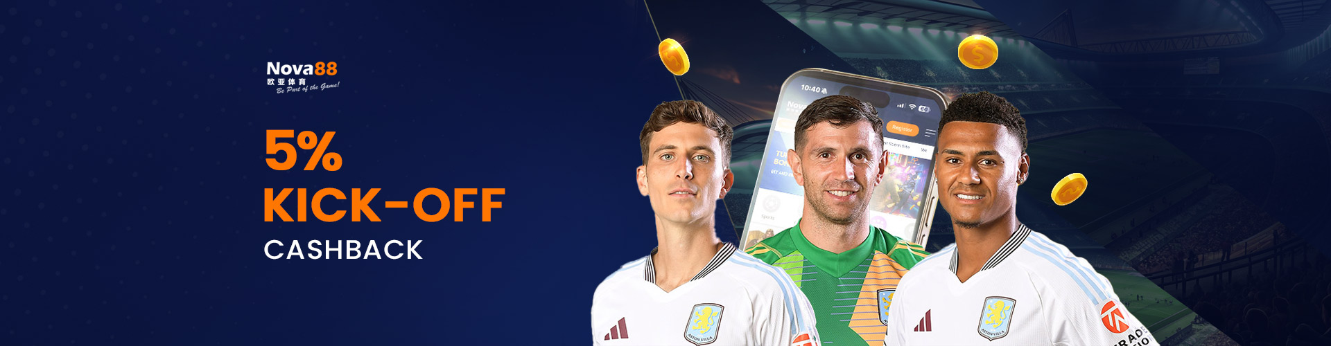 5% Kick-Off Cashback