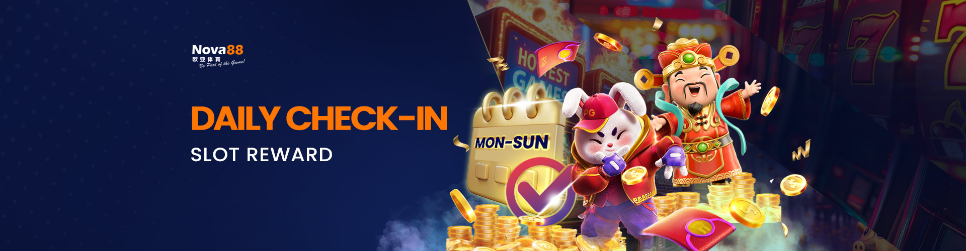 Daily Check-In Slot Reward Nova88