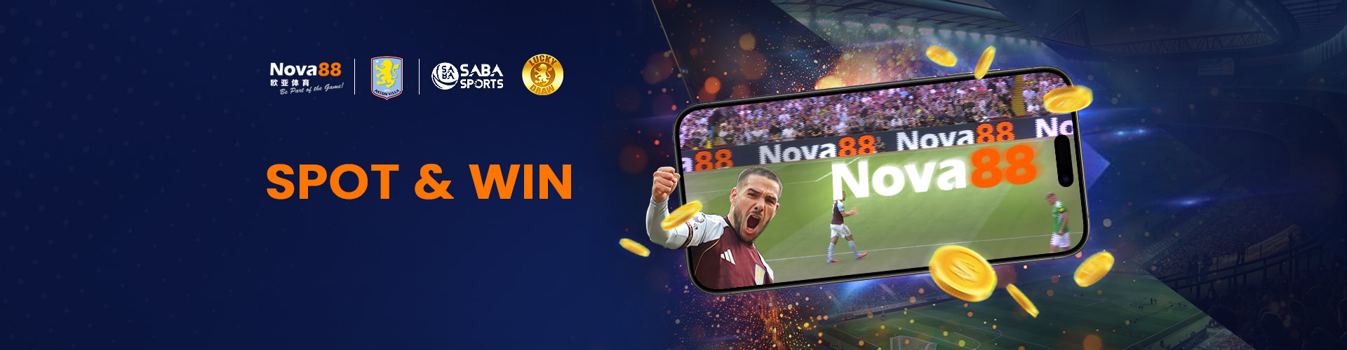 Spot & Win Aston Villa Nova88