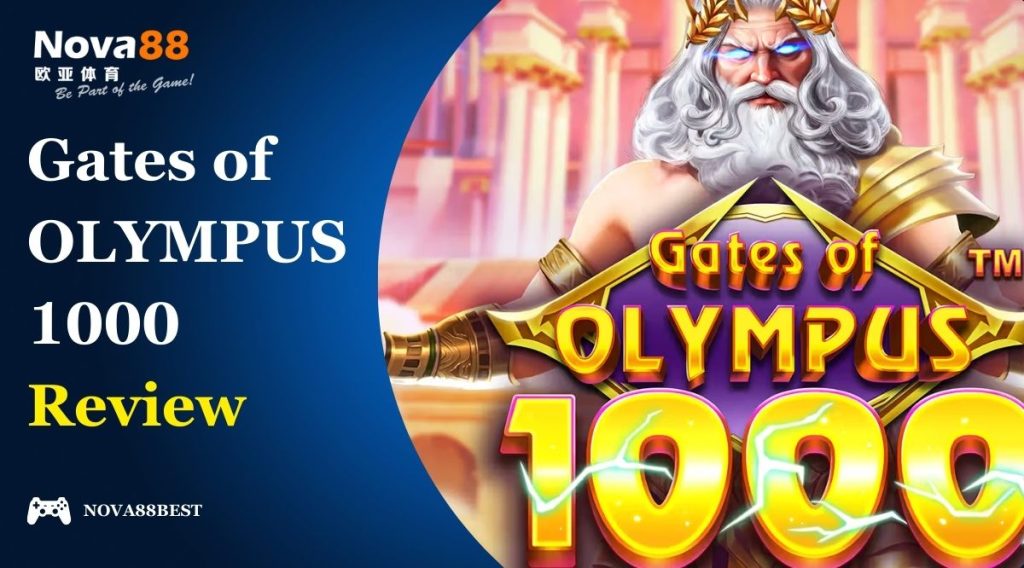 The legendary 1000x multiplier in action—witness the divine power of Zeus when you Play Pragmatic Slots at Nova88 Best