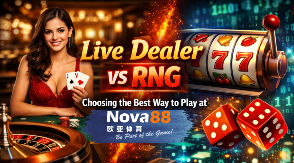 Live Dealer vs RNG Live Dealer vs RNG: Choosing the Best Way to Play at Nova88