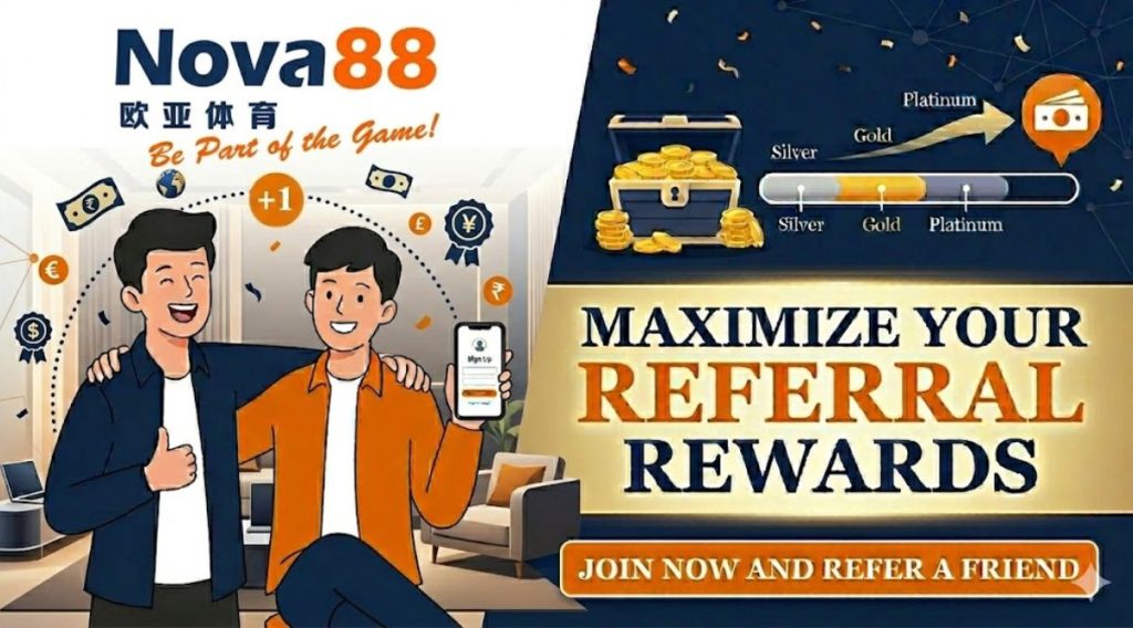 Comprehensive guide to Nova88 referral rewards program and inviting friends for bonuses.