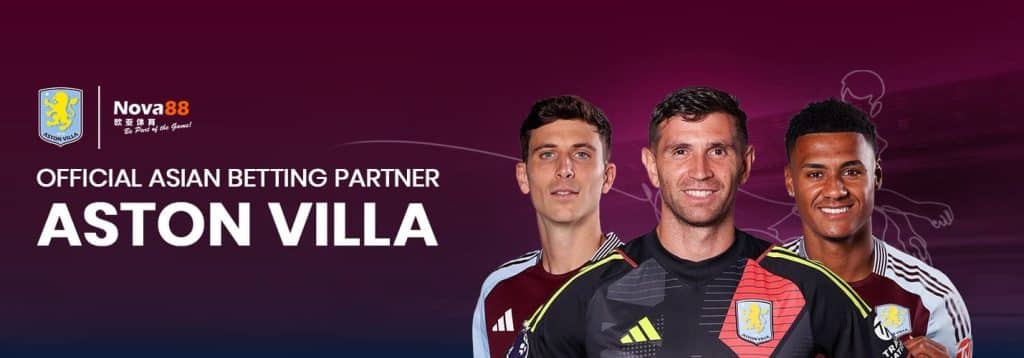 Nova88 Official Aston Villa Partner 2025-2026