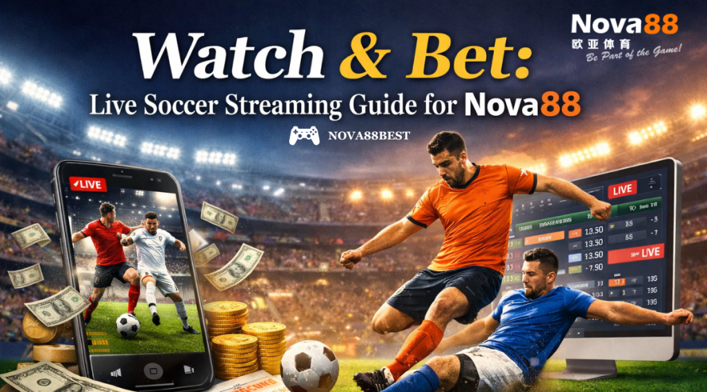 Live soccer streaming and betting on Nova88